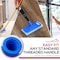 Kleen Handler EZ Scrub Pad Holder, 10 in. x 4 5/8 in. Threaded Swivel Pad Holder for Universal Cleaning Pads BLKH-MS-KTSH-B-1 - alternate 2